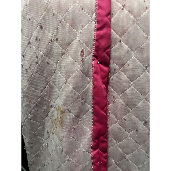 Vintage Handmade Quilted 1960's Button Front Nightgown Sleep Robe Sz Small/Mediu - Picture 5 of 16